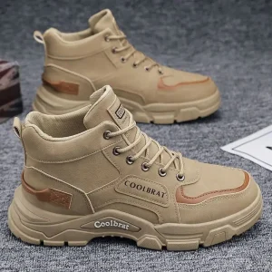 Chaussures de Détection en Cuir Synthétique - Confort et Adhérence pour Détectoristes